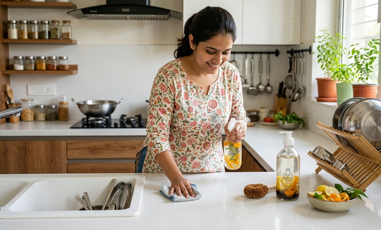 A Busy Person’s Guide to a Spotless Kitchen